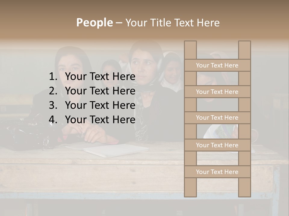 School Dress Afghanistan Literate Afghanistan Secondary School For Girls PowerPoint Template