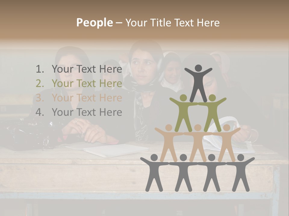 School Dress Afghanistan Literate Afghanistan Secondary School For Girls PowerPoint Template