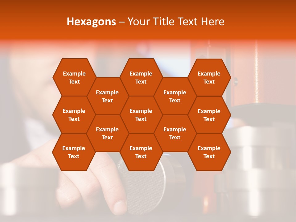 Machine Isolated Male PowerPoint Template