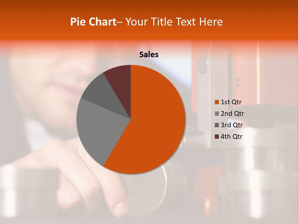 Machine Isolated Male PowerPoint Template