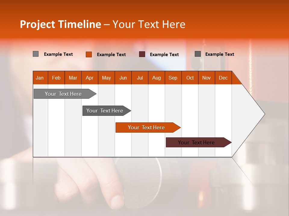 Machine Isolated Male PowerPoint Template
