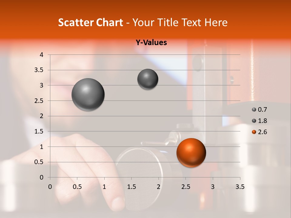 Machine Isolated Male PowerPoint Template