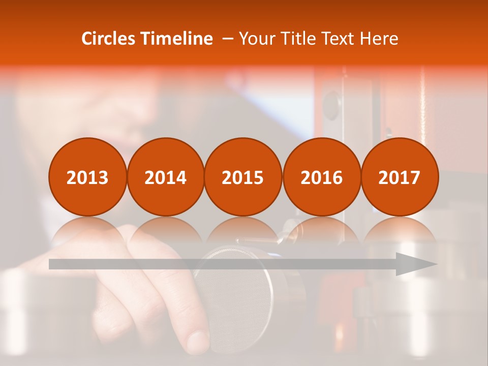 Machine Isolated Male PowerPoint Template