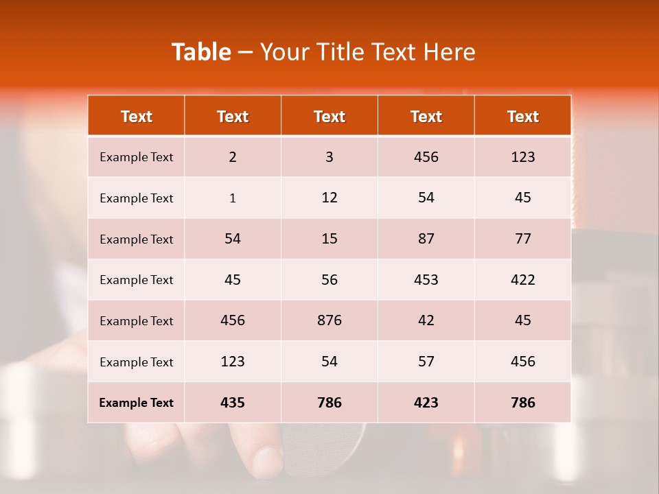 Machine Isolated Male PowerPoint Template