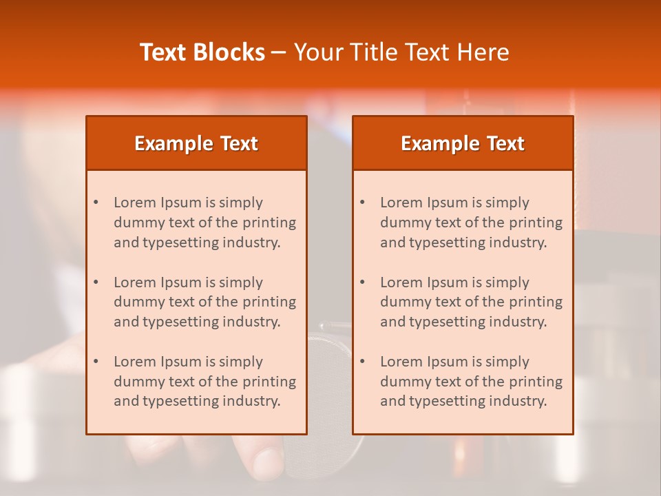Machine Isolated Male PowerPoint Template