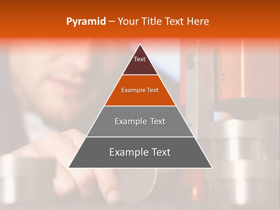 Machine Isolated Male PowerPoint Template