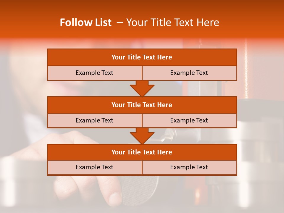 Machine Isolated Male PowerPoint Template