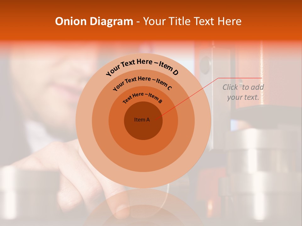 Machine Isolated Male PowerPoint Template