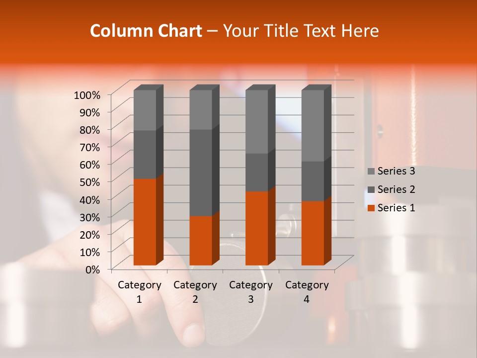 Machine Isolated Male PowerPoint Template