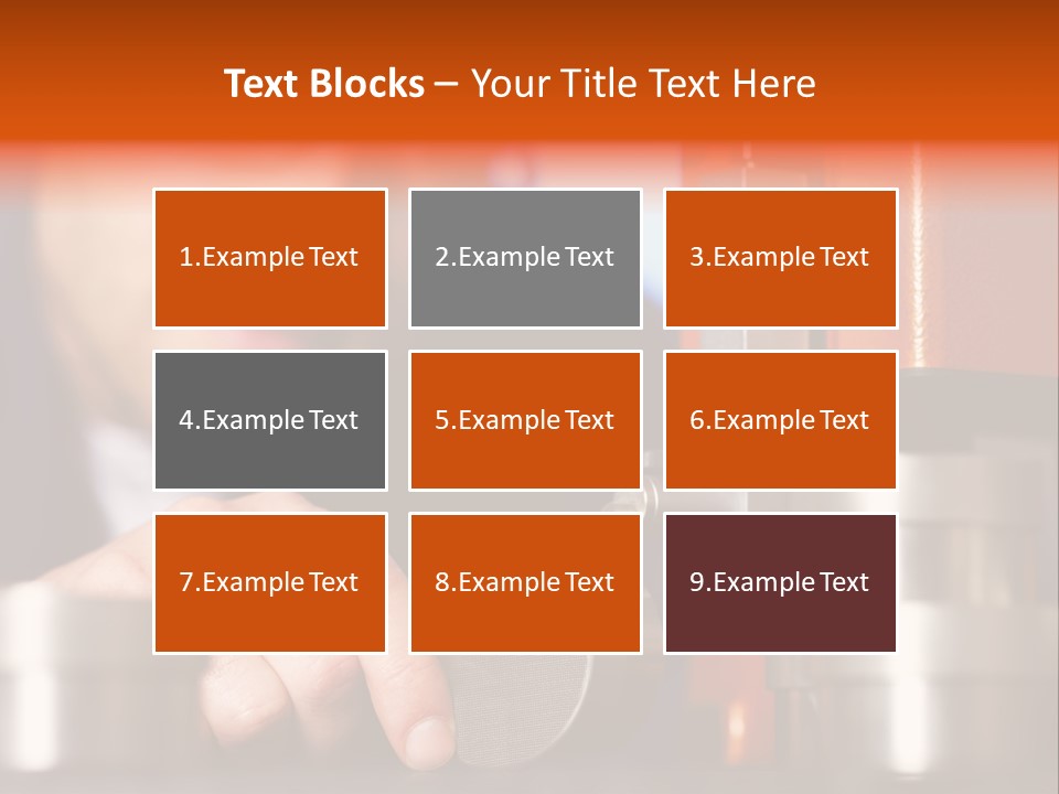 Machine Isolated Male PowerPoint Template