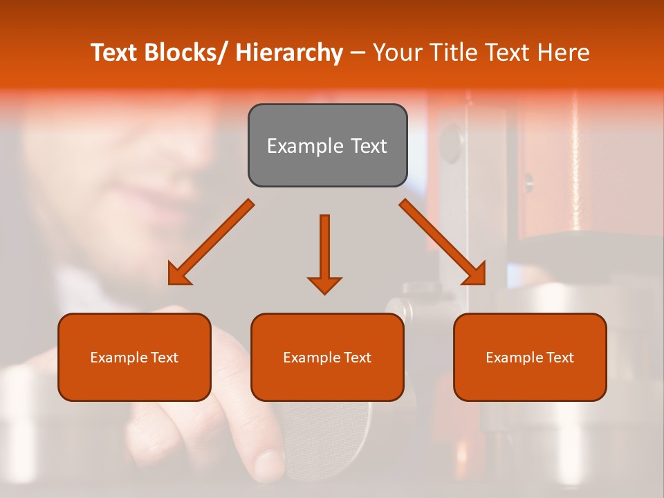 Machine Isolated Male PowerPoint Template