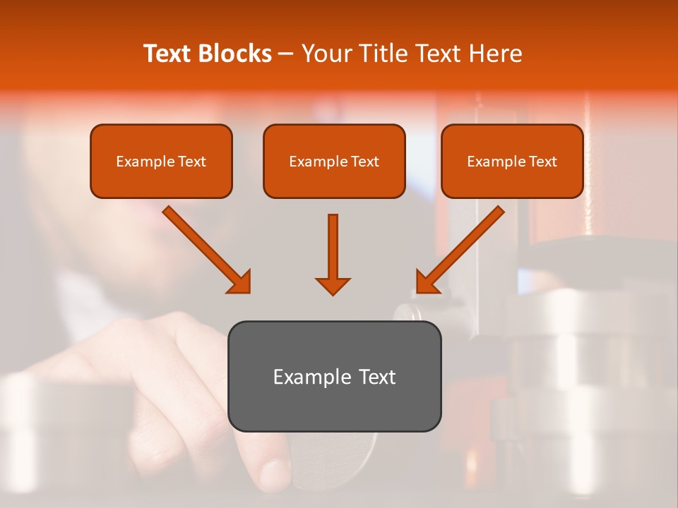 Machine Isolated Male PowerPoint Template