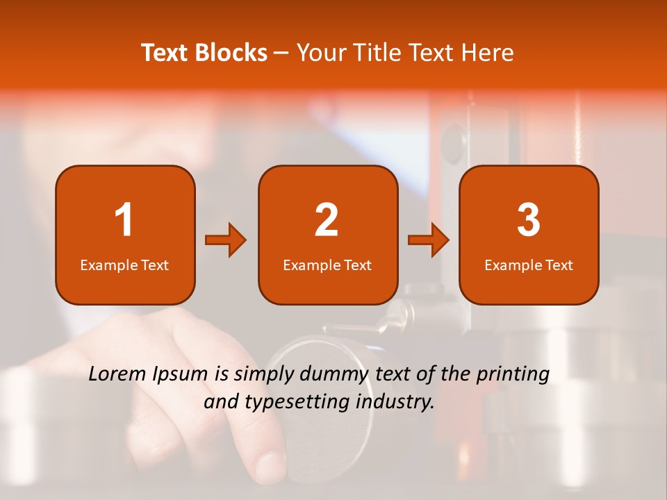 Machine Isolated Male PowerPoint Template