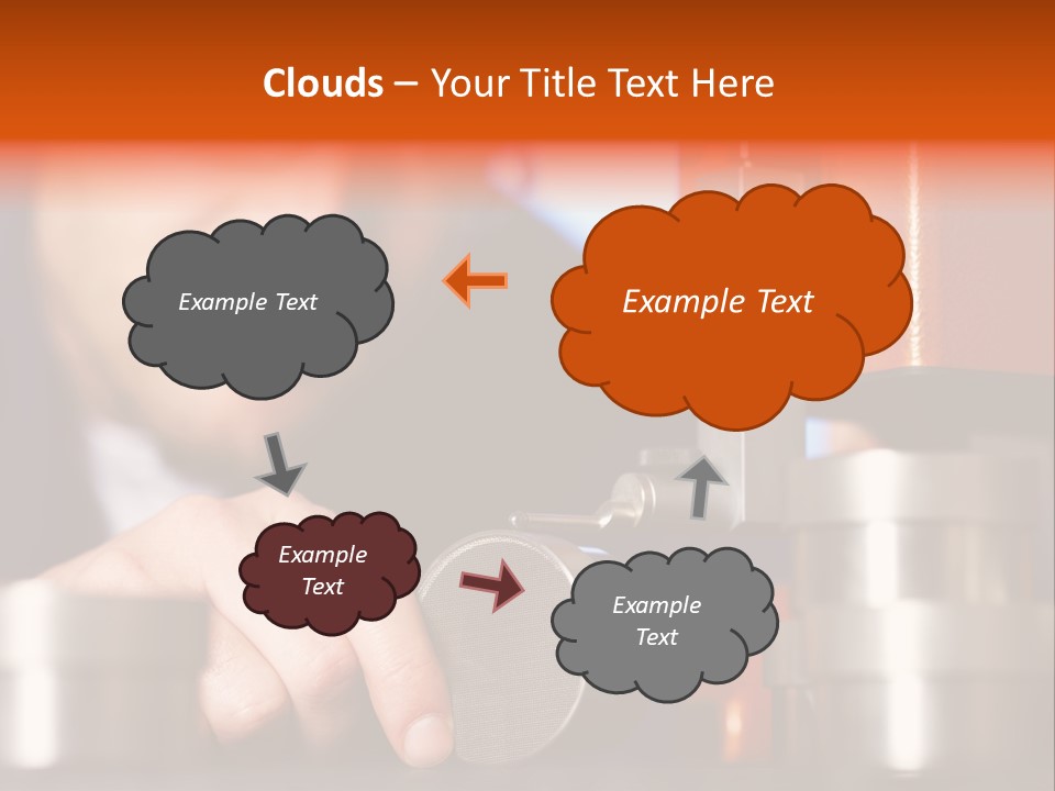 Machine Isolated Male PowerPoint Template