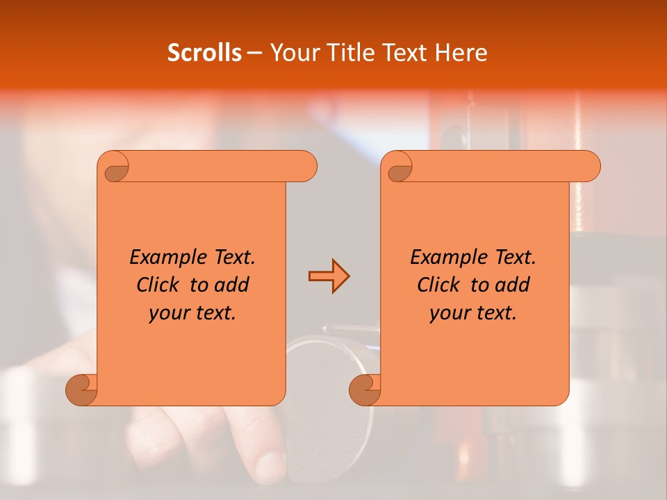 Machine Isolated Male PowerPoint Template