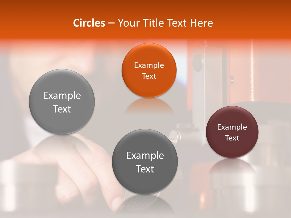 Machine Isolated Male PowerPoint Template