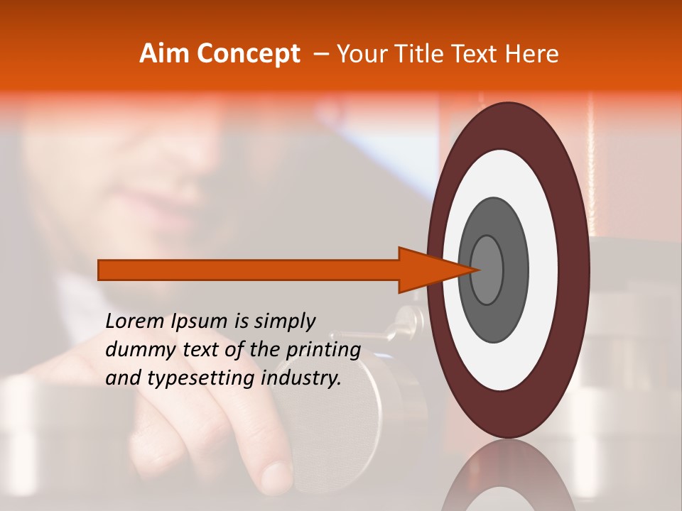 Machine Isolated Male PowerPoint Template