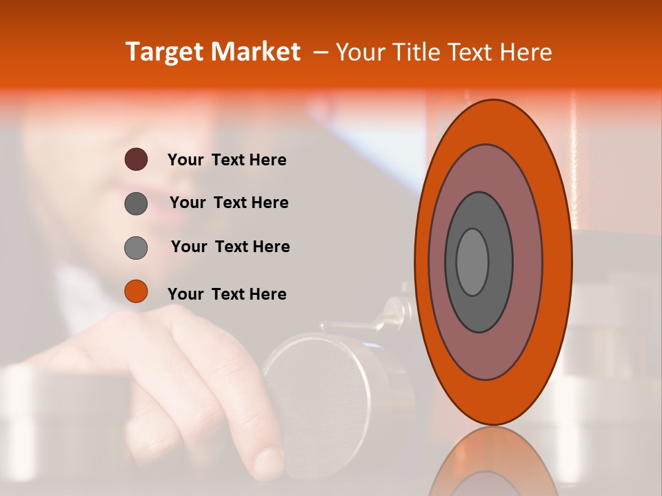 Machine Isolated Male PowerPoint Template