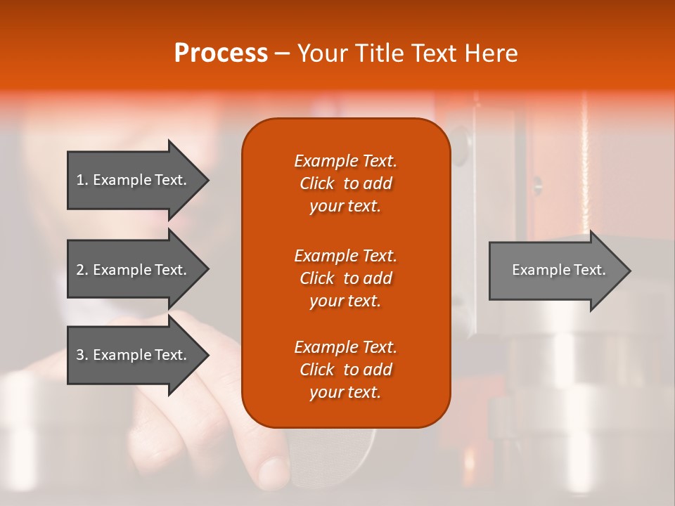 Machine Isolated Male PowerPoint Template