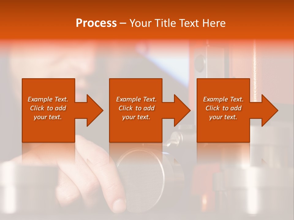Machine Isolated Male PowerPoint Template
