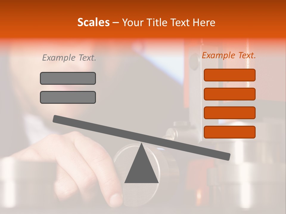 Machine Isolated Male PowerPoint Template