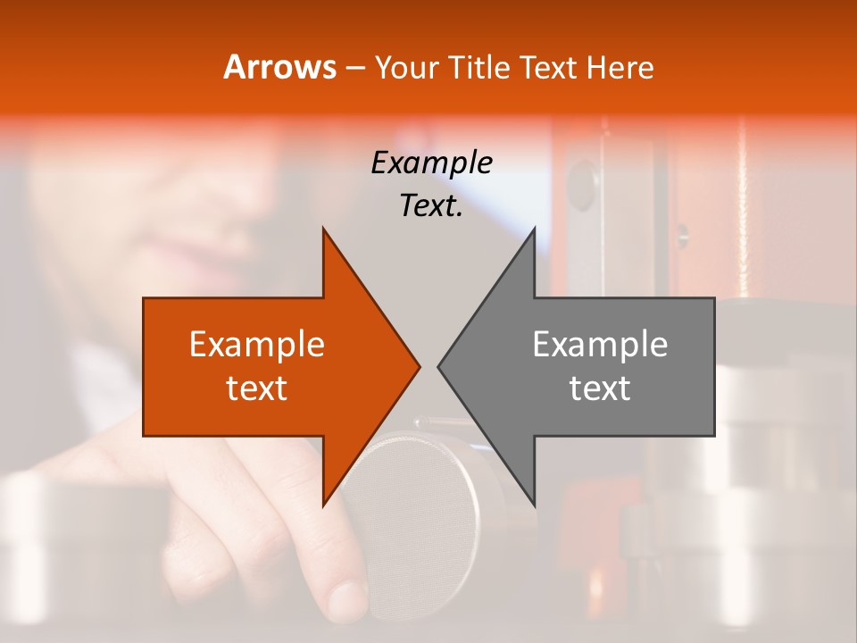 Machine Isolated Male PowerPoint Template