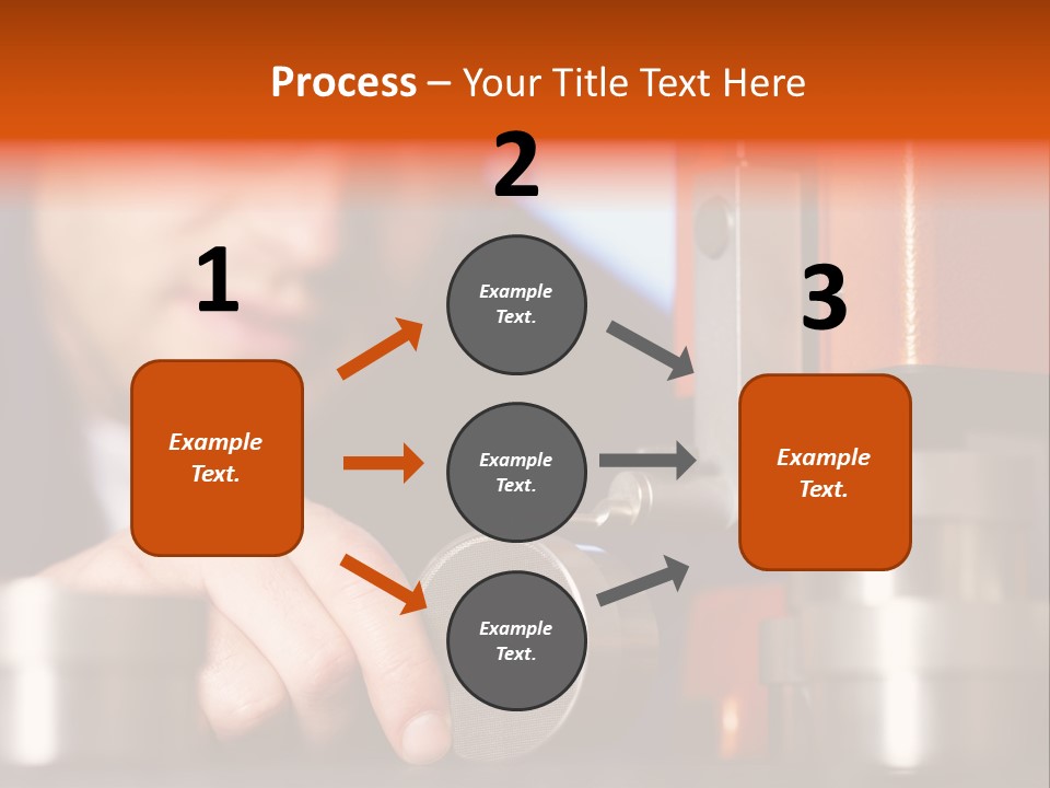 Machine Isolated Male PowerPoint Template