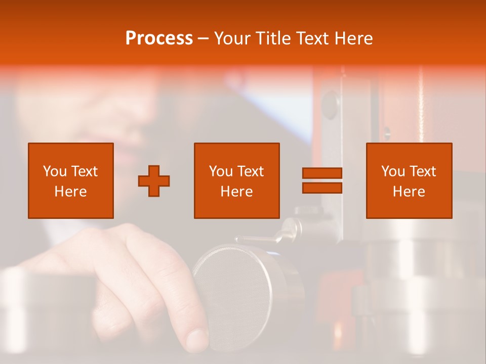 Machine Isolated Male PowerPoint Template