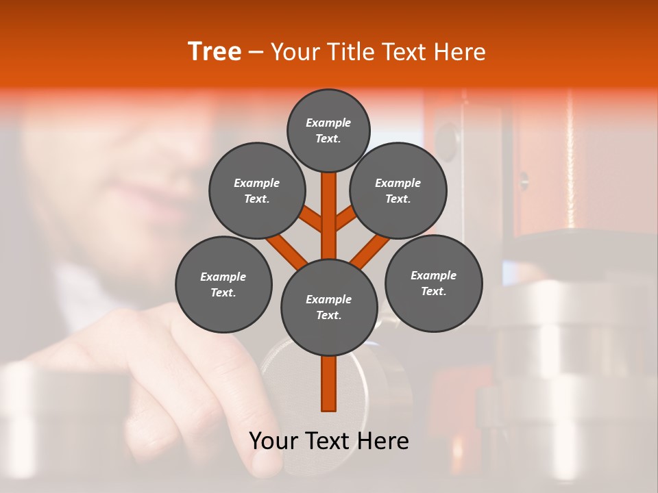 Machine Isolated Male PowerPoint Template