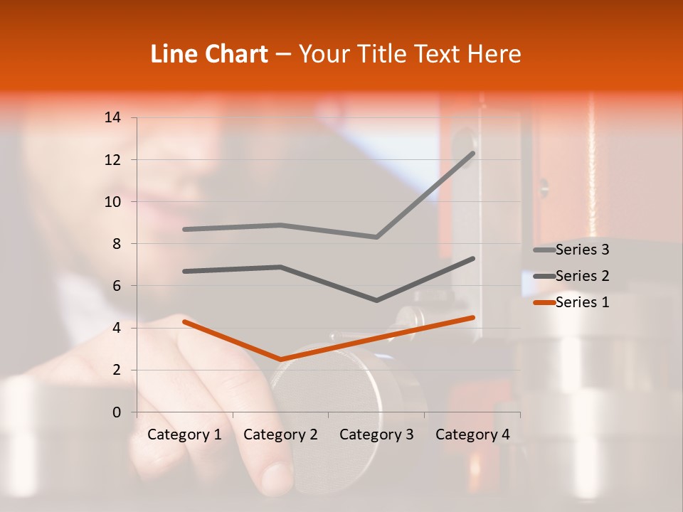 Machine Isolated Male PowerPoint Template