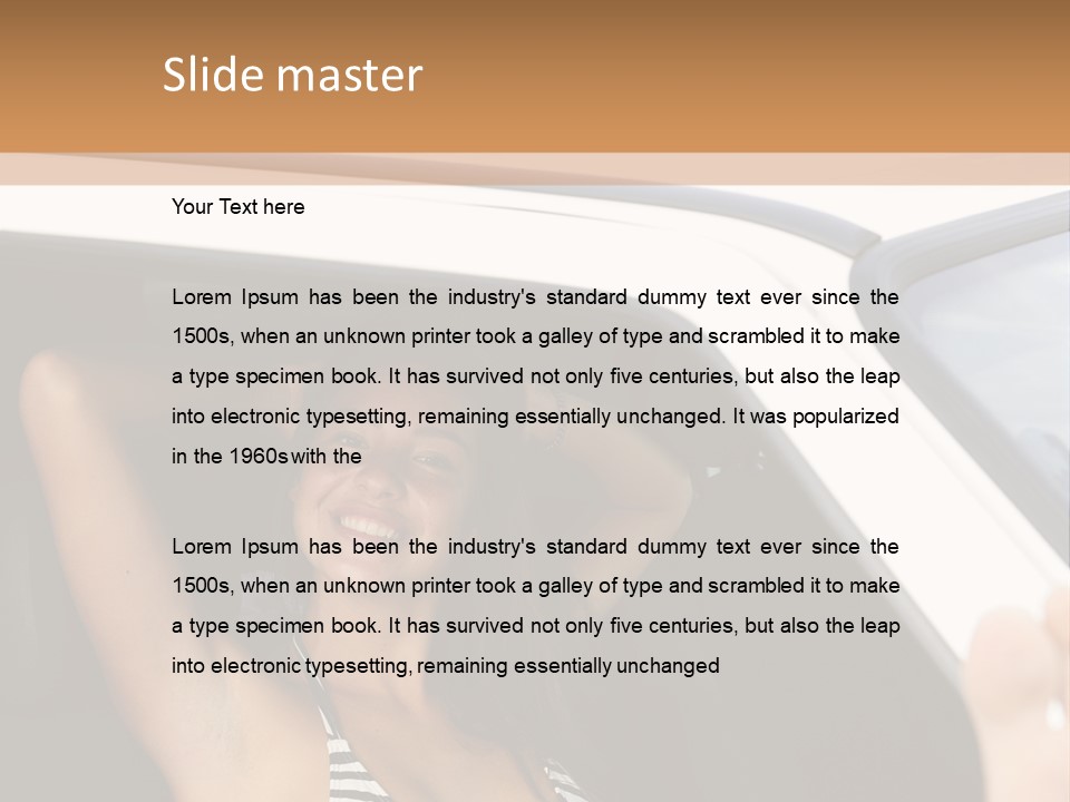 Sunny Fresh Rent PowerPoint Template