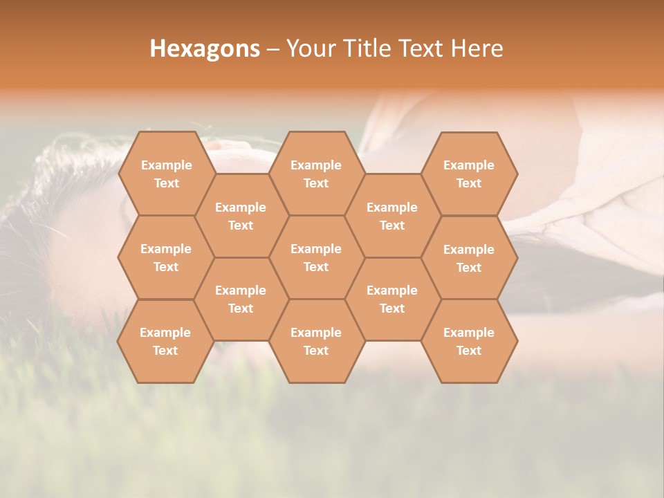 Girl Outdoor Sweet PowerPoint Template