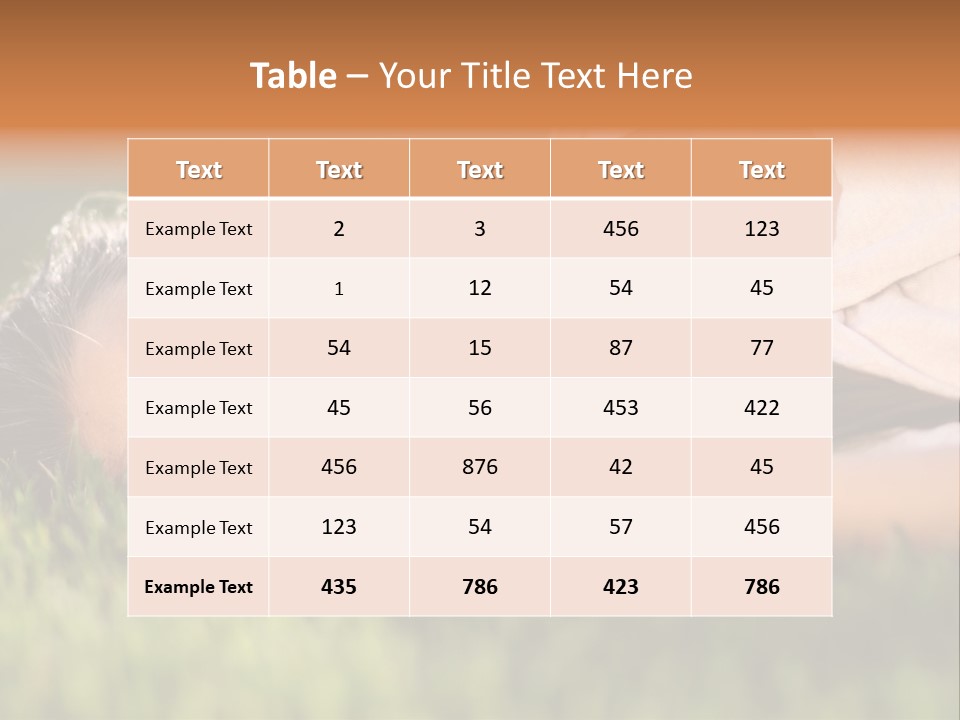 Girl Outdoor Sweet PowerPoint Template