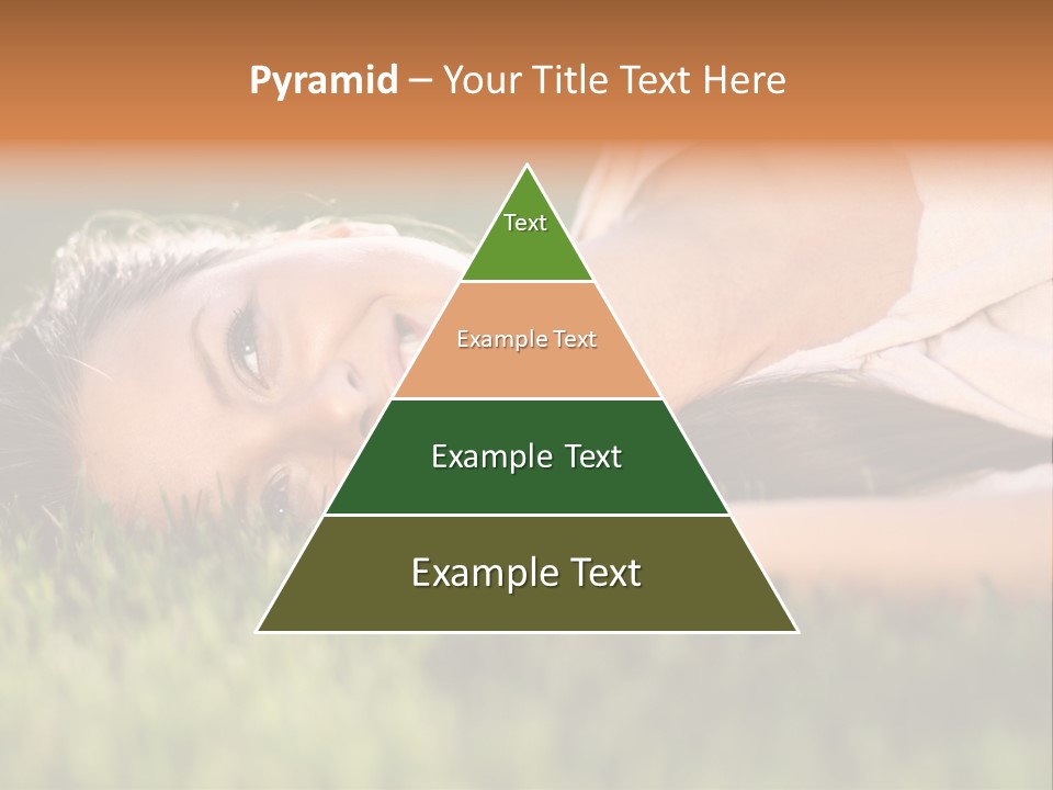 Girl Outdoor Sweet PowerPoint Template