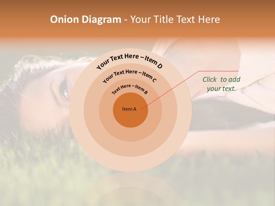 Girl Outdoor Sweet PowerPoint Template