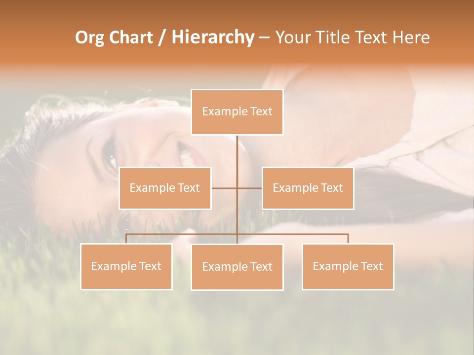 Girl Outdoor Sweet PowerPoint Template