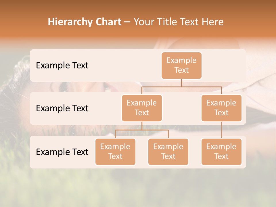 Girl Outdoor Sweet PowerPoint Template