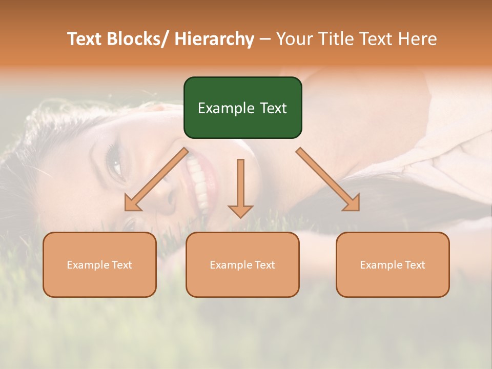 Girl Outdoor Sweet PowerPoint Template