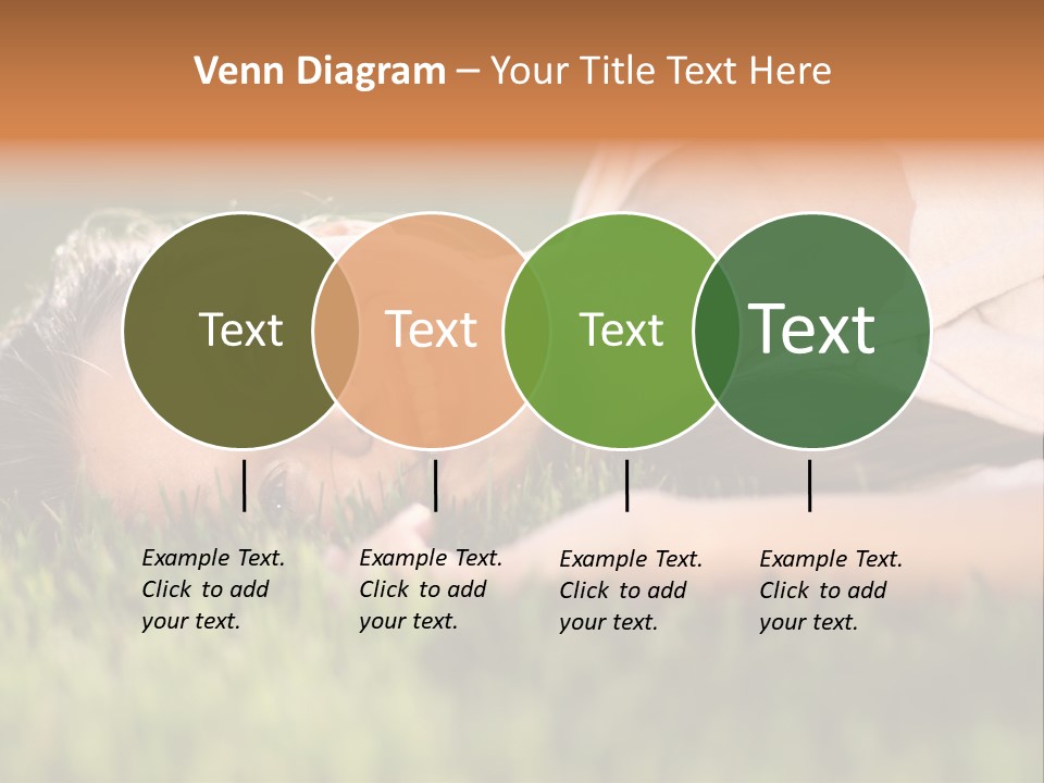 Girl Outdoor Sweet PowerPoint Template