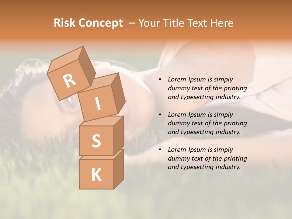 Girl Outdoor Sweet PowerPoint Template