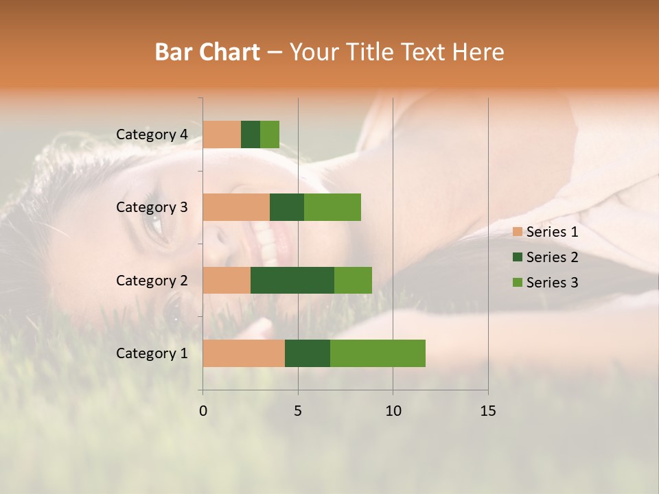 Girl Outdoor Sweet PowerPoint Template