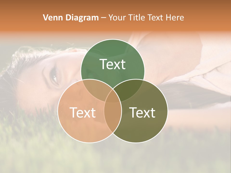 Girl Outdoor Sweet PowerPoint Template