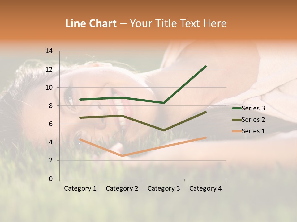 Girl Outdoor Sweet PowerPoint Template