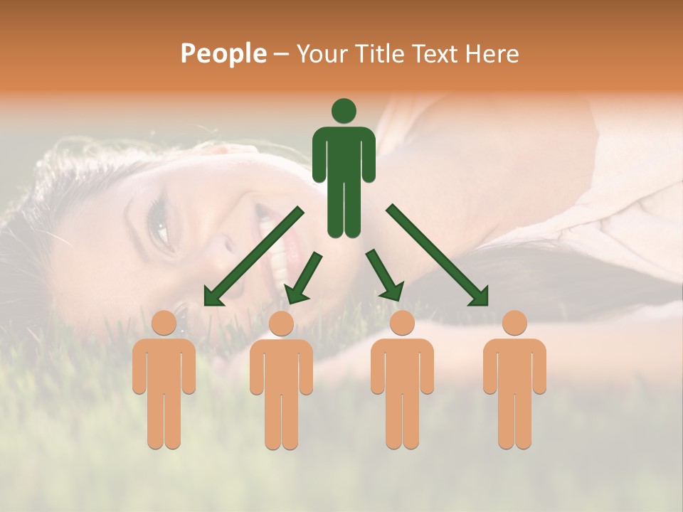 Girl Outdoor Sweet PowerPoint Template