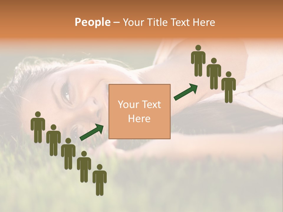 Girl Outdoor Sweet PowerPoint Template