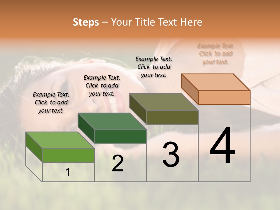 Girl Outdoor Sweet PowerPoint Template