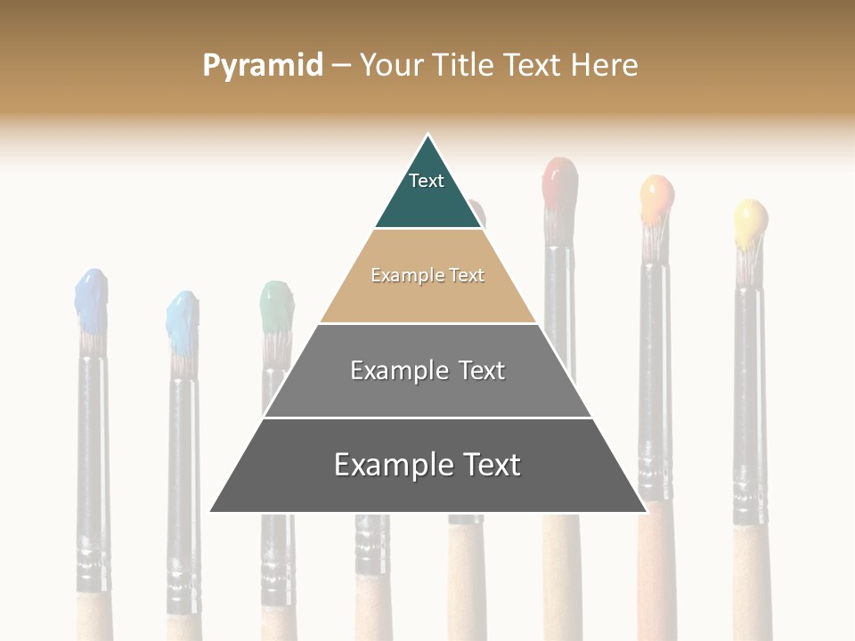 Watercolors Blue Paint PowerPoint Template