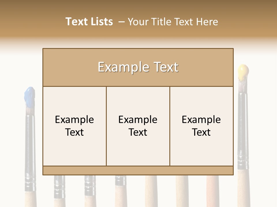 Watercolors Blue Paint PowerPoint Template