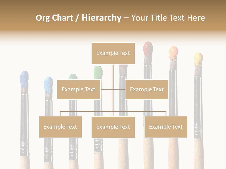 Watercolors Blue Paint PowerPoint Template