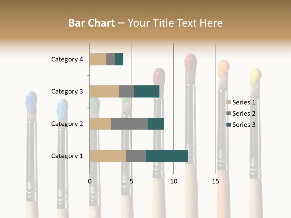 Watercolors Blue Paint PowerPoint Template
